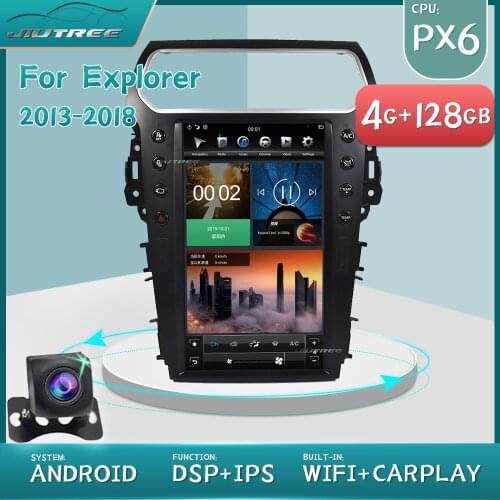 13.6 inch 2 din Android PX6 Car Radio stereo For Ford Explorer 2013-2018 Multimedia DVD Player GPS navigation tape recorder 2din
