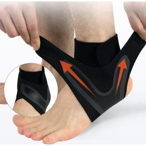 1 pcs Ankle Support Brace,Elasticity Free Adjustment Protection Foot Bandage,Sprain Prevention Sport Fitness Guard Band