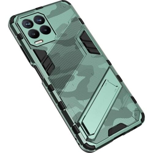 For Realme 8 Pro Case Rzants Camouflage Anti-knock Armor Back Case with Kickstand Built in Stand Cover For Realme 8 чехол