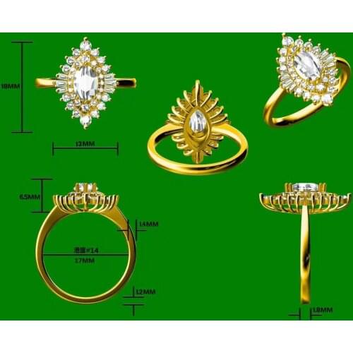 COLORFISH 925 Sterling Silver Oval Cut 5mm x 7mm Halo Engagement Ring Set For Women Vintage Style Cubic Zirconia Ring Sets