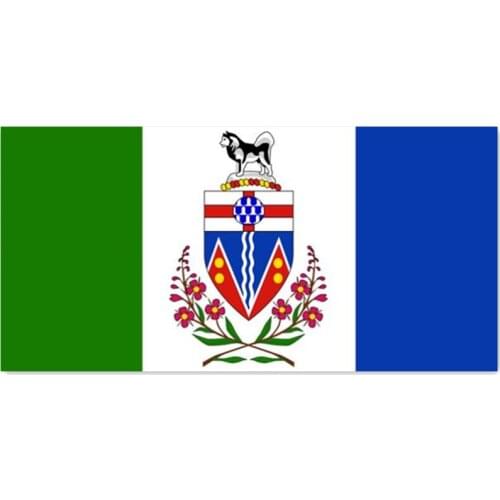 60x90cm/90x150cm/120x180cm Canada YT Yukon Flag For Decoration