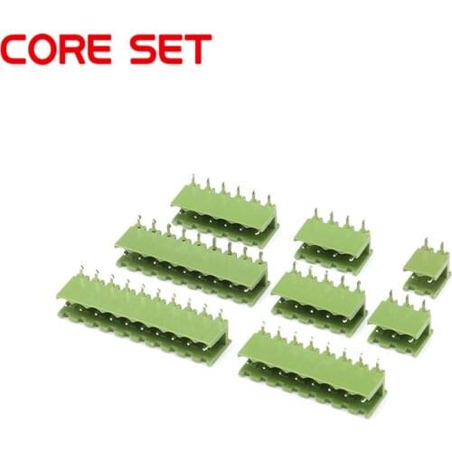 100pcs/Lot curved Needle Socket KF2EDGK 2P 3P 4P 5P 6P 7P 8P 9P 10P Terminals Connectors Accessories 5.08MM Pitch 300V 10A
