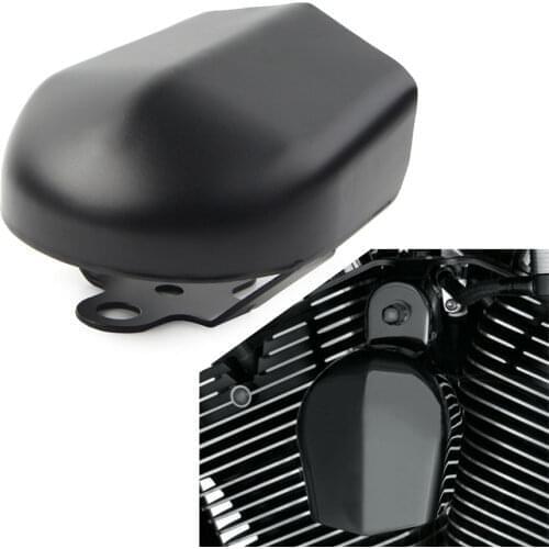 Matte Black Motorcycle Horn Cover Guard for Harley Davidson Touring Road King Glide Street FLHR FLHX 1993-2018