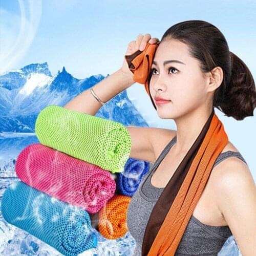 New Quick-drying Beach Towel Summer Lasting Quick-freeze Fitness Yoga Towel Microfiber Sports Towel Quick Cooling Ice Towel