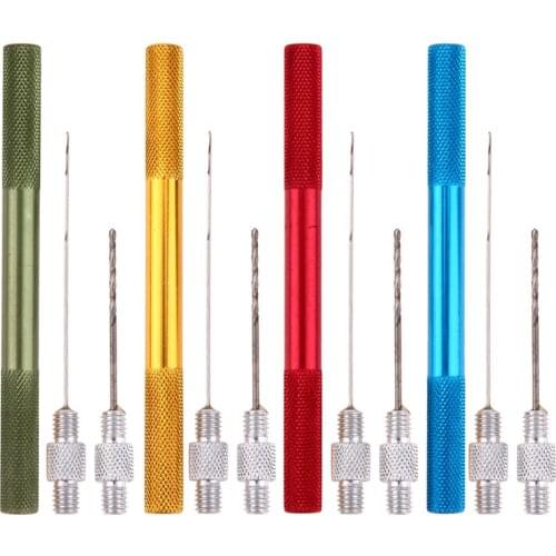 NEW Aluminum Alloy Boilie Bait Needle Drill Rotary Baiting Tool Carp Fishing Tackle