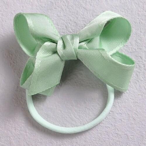 1Pcs 4 inch Baby Girl Bowknot Headband for Newborn Ribbon Headband for Girls Kids Bow Elastic Tiaras Baby Hair Accessories
