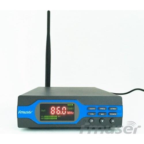FMUSER FU-X01CK NEW 1W FM Transmitter Complete Antenna Set (8G TF Card+Battery+Bluetooth)
