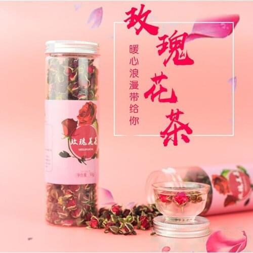 50g/can*2 cans of rose tea, Pingyin rose bud tea, selected rose tea, dried roses