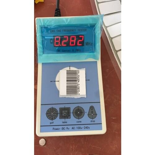 EAS tag tester, EAS tag frequency tester 8.2mhz for soft label and hard tag
