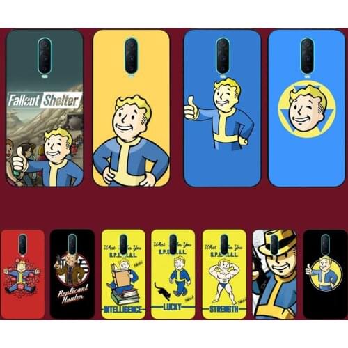 TOPLBPCS Fallout Shelter Game Phone Case for Vivo Y91C Y11 17 19 17 67 81 Oppo A9 2020 Realme c3