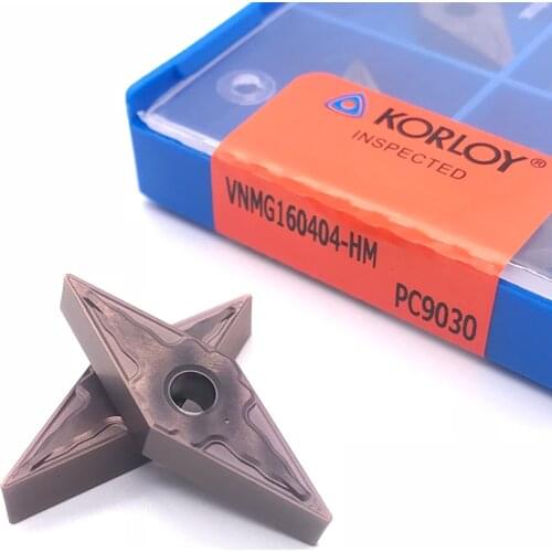 Blade 100% Original VNMG160404 VNMG160408 HM PC9030 External Turning tool carbide insert for stainless steel high quality