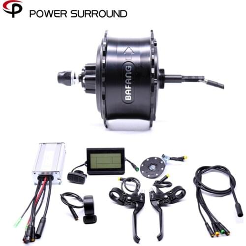 2020 Rushed Waterproof 48v750w Bafang FAT Rear Electric Bike Conversion Kit Brushless Motor Wheel with EBike system