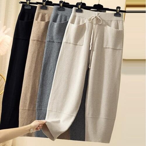 WWENN Women's Trousers Harem Pants