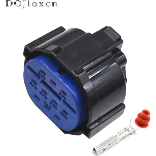 1 Set 10 Pin Car Headlight Plug Waterproof Electrial Auto Socket Wiring Harness Female Connector For KIA Hyundai HP406-10021