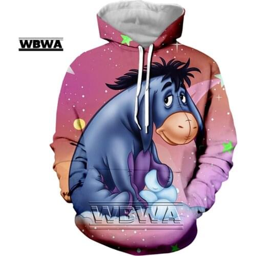 2020 new fashion cartoon star pony 3d printed hoodie female hoodie/sweatshirt jacket