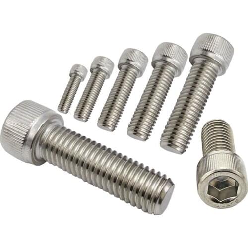 50pcs Metric Thread M5* 16mm Stainless Steel Hex Socket Bolt Screws