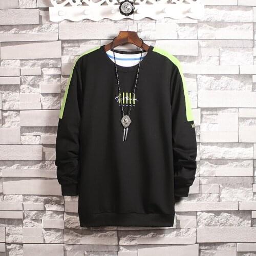 EL BARCO Cotton Casual Men Hoodie Sweatshirt Spring O-Neck Black Male Tops Soft Streetwear White Jacket Harajuku Blue Coat Shirt