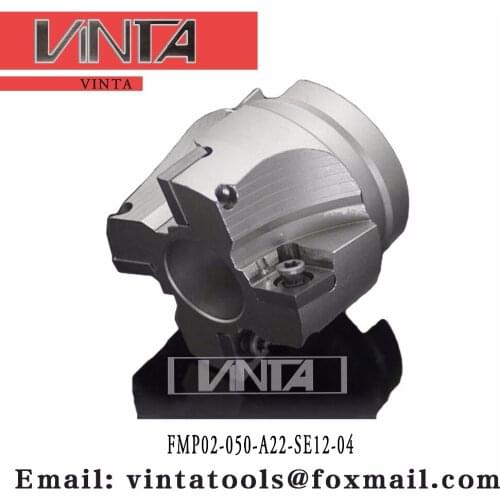 Free shipping FMP02-050-A22-SE12-04 Indexable milling cutter milling tools facing cutter cutting Mached insert SEET120308PER