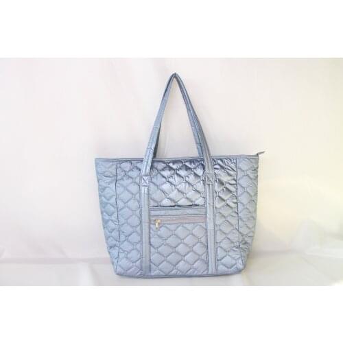 Quilt Stitching fashion puffer tote bag casual bag Waterproof Nylon light weight bag