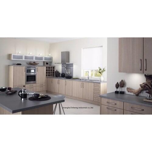 Melamine/mfc kitchen cabinets(LH-ME032)