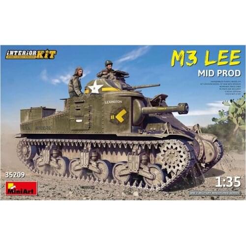 MiniArt 35209 1/35 Scale "M3 Lee Mid Prod. w/Interior Kit" Model Kit