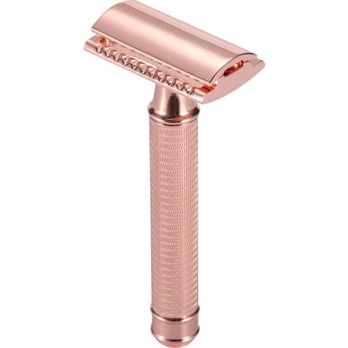 Men Shaving Double Edge Safety Razor Classic Manual Metal Handle Blades Shaver Ice Zero