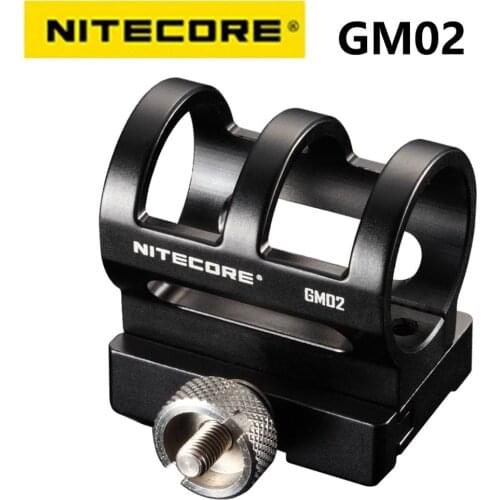 Nitecore GM02 Tactical Flashlight Gun Mount Suitable for Precise Series/ Chameleon Series/ SRT7/ SRT6/ MT25/ MT26/ MH25
