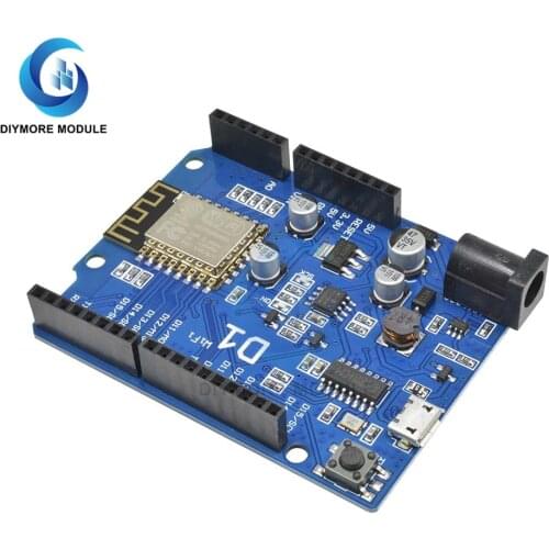 1PCS New ESP-12E WeMos D1 Mini CH340 WiFi Development Board ESP8266 WeMos D1 WiFi based ESP8266 shield D1