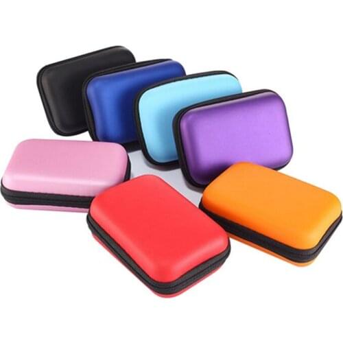 Earphone Wire Organizer Box Data Line Cables Storage Box Case Container Coin Headphone Protective Container