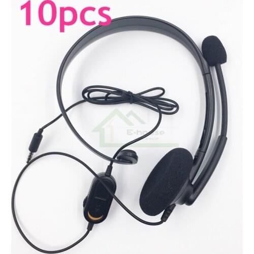 10pcs Original Chatting Headset Headphone with Micphone for Xbox One S for Xbox One Slim Chat Earphone