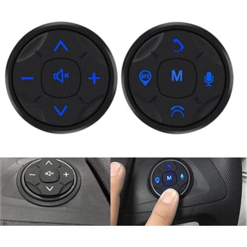 10 Key Car Universal Steering Wheel Controller Wireless Music DVD GPS Navigation Steering Wheel Radio Remote Control Button
