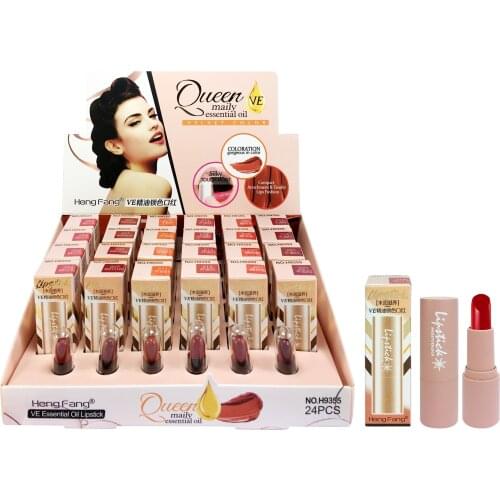 Moisturizing lock color lipstick supple essential oil bright lip gloss moisturizing color non-stick cup lipstick