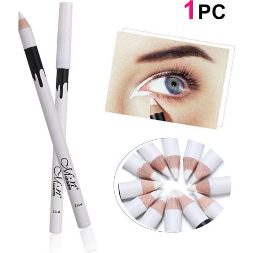 1Pcs New White Eyeliner Makeup Smooth Easy to Wear Eyes Brightener Waterproof Fashion Eyes Liner Pencils Eye Makeup Tool