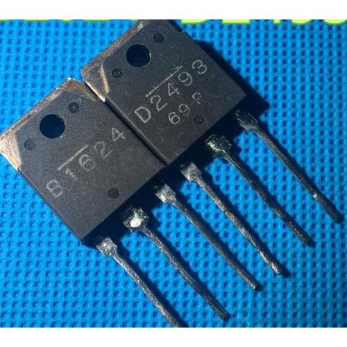10Pairs 2SB1624 B1624 + 2SD2493 D2493 TO-3P Silicon PNP NPN EPitaxial Planar Transistor