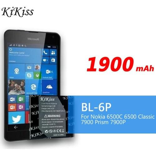 1900mAh BL-6P phone battery for Nokia battery For Nokia 6500C 6500 classic 7900 Prism 7900P BL 6P BL6P