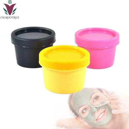 25pcs 100g Wholesale Empty Cylinder Mask PP Bottle Facial Mask Cream Jars Containers Lotion Pot for Makeup