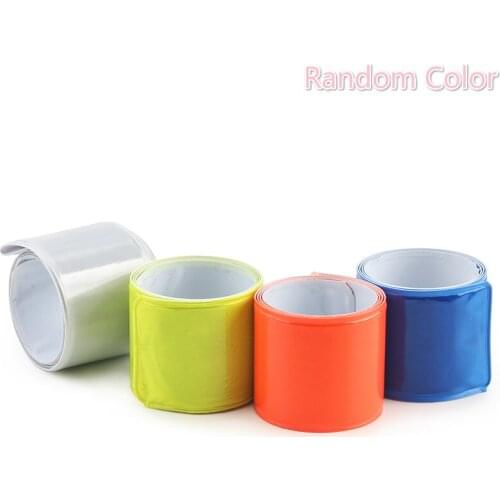 4pcs Bike Reflective Tape Leg Arm Strap Band Safety Light Running Cycling Warning Beam Band Bottom Belt