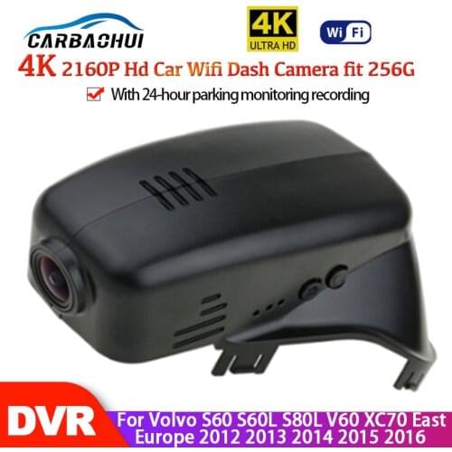 4K Car Driving Recorder DVR Wifi Video Recorder Dash Cam Camera hd 2160P For Volvo S60 S60L S80L V60 XC70 East Europe 2012~2016