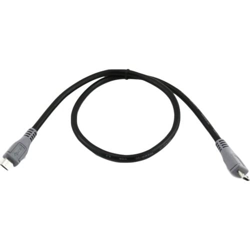 5x Micro USB B Male to Micro USB B Male Plug OTG Converter Adapter Data Cable Cord 20cm/50cm/1m