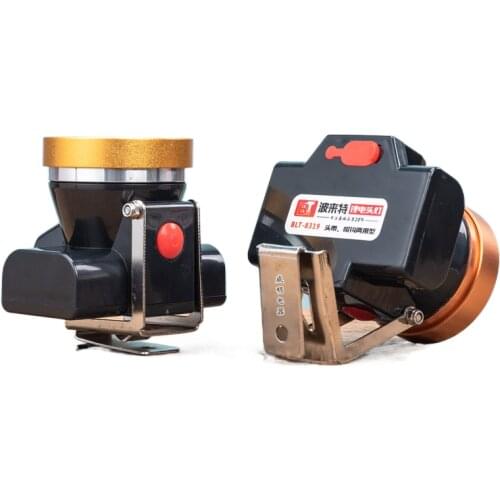8318 bright glare rechargeable lithium headlights small mines helmet lamp head mounted downhole 8319
