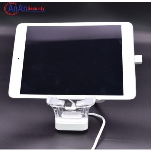 Retail Store Security Display Alarm Acrylic Holder Tablet PC Anti-theft Display Alert System