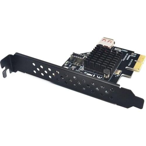 Chenyang USB 2.0 & USB 3.1 Front Panel Socket to PCI-E Express Card Adapter for Motherboard