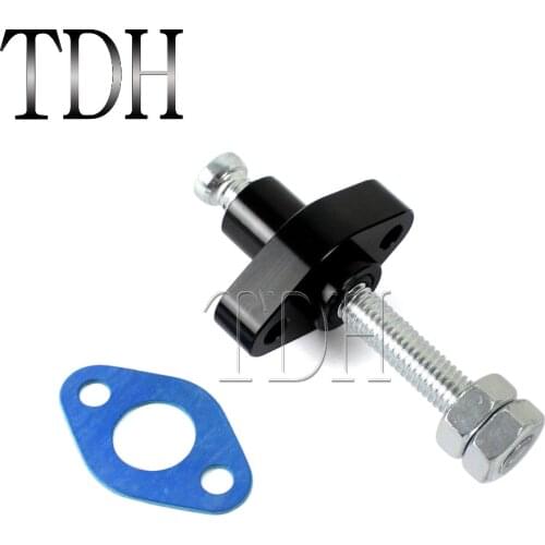 CNC Aluminum Cam Manual Chain Tensioner For Suzuki GN 125 400T DR SP 125 200 370 500 ALT 125 185 LTF 250 Yamaha 250X Street Bike