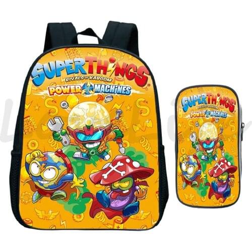Children Super Zings Backpacks Preschool Bags 2pcs/set Backpack Kindergarten Rucksack Super Things Printing Primary School bag