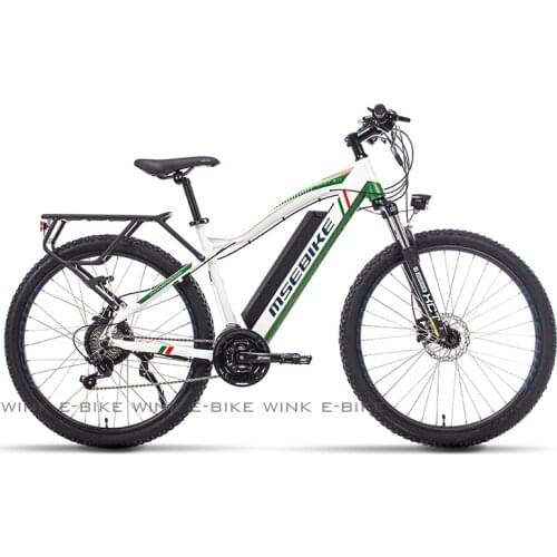27.5" Electric Bike 400W 48V Electric Bicycle for Men with Removable 48V 13A Large Capacity Lithium Battery City Ebike