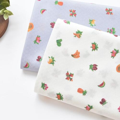 Cotton Prints Fruit Quilting Cloth of Handmade DIY Suede Fabric Other Fabric Plain 100% Cotton Piece Warp Woven Hot Air Through