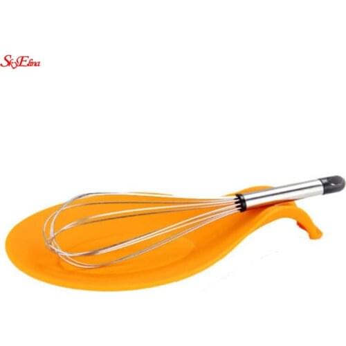 Kitchen Accessories Small Silicone Spoon Mat,Spatula European Style Spoon Pad for Kitchen Gadget Kitchen Goods Kitchen Tools 5z