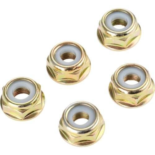 HOT Garden Tool Parts String Trimmer Parts Brush Cutter Gear Head Case Nut M10*1.25 Blade Nuts Gear Head For Brush Cutters 5PCS