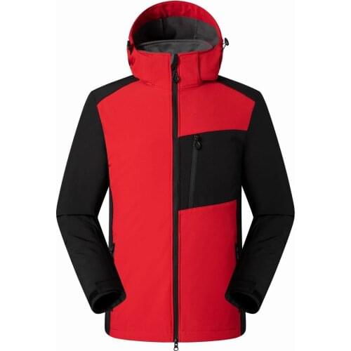 Mens outdoor camping mountaineering sports jacket soft shell jacket