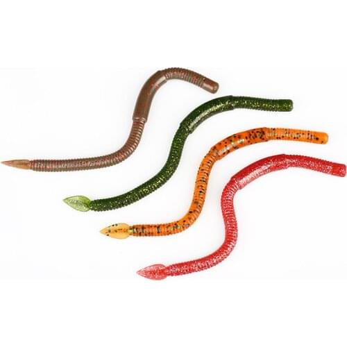 Soft Lures 145mm 4.1g Silicone Bait Worm Wobblers Artificial Jigging Carp Trout Swimbait Baitfishing Fishing Tackle